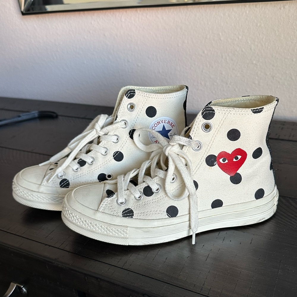 Comme Des Garçons Play x Converse Chuck Taylor High Top Sneakers